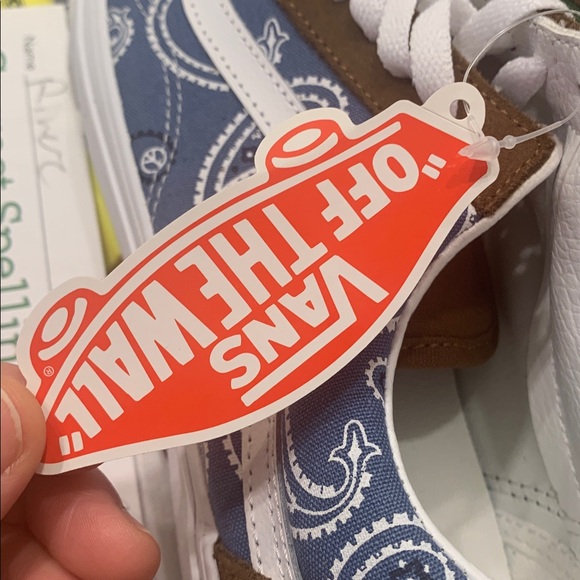 Vans Old Skool (Peace Paisley) Unity/True White Men's 10,Women's 11.5M - Picture 2 of 6